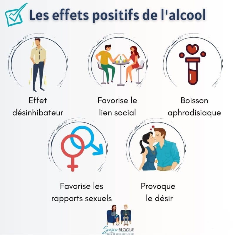 Effets positifs de l'alcool sur la sexualité