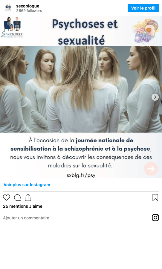 Publication Instagram Sexoblogue