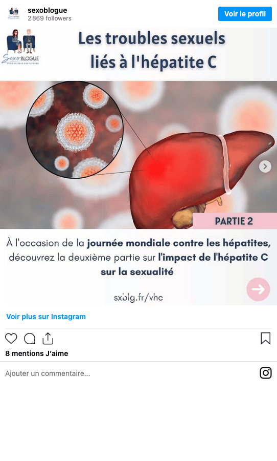 Publication Instagram Sexoblogue